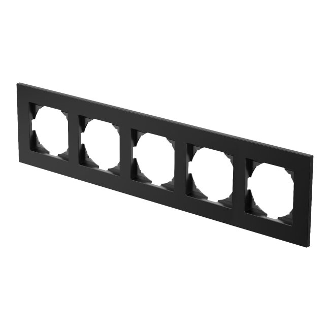 Rāmis 5-v melns Logiq Flat