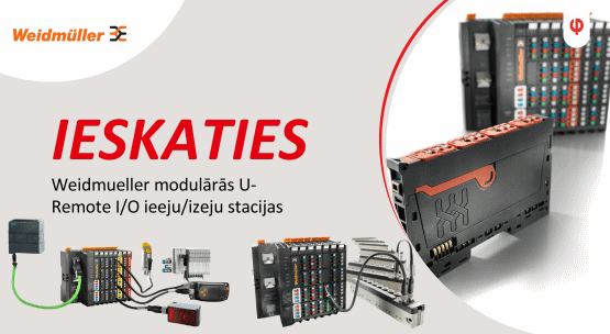 Weidmueller modulārās U-Remote I/O ieeju/izeju stacijas